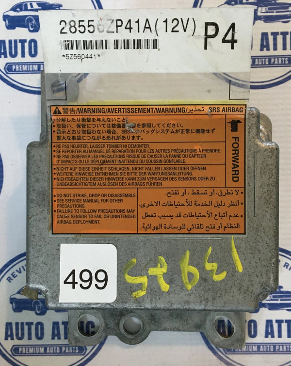 Supplemental Restraint System Control Module 28556ZP41A Pathfinder 2006 OEM