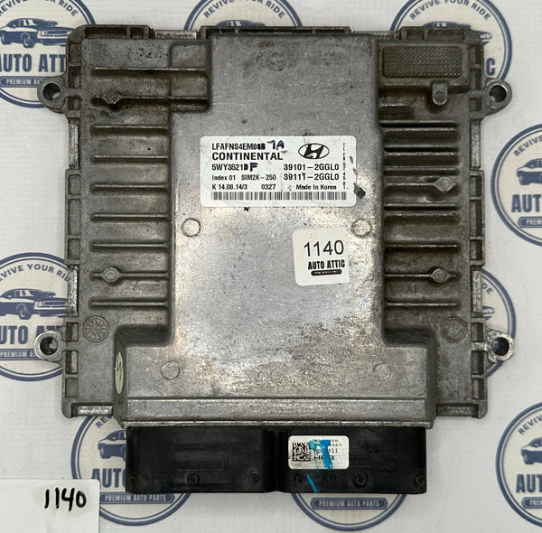 Engine Computer Control Module 39101-2GGL0 Hyundai Sonata 2.4L 2015-2016 OEM