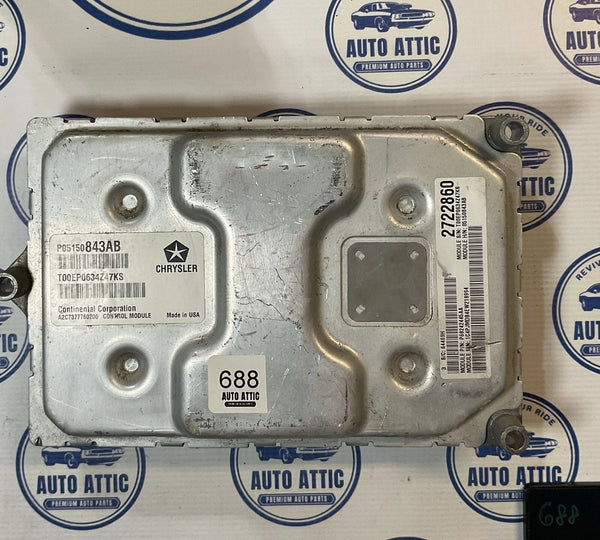 Engine Control Module P05150843AB Jeep Cherokee 2014 OEM