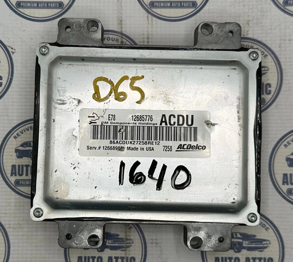 Engine Control Module 12685776 Chevrolet Trax 2017 OEM
