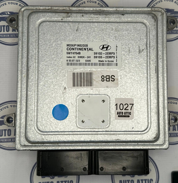 Engine Control Module 39102-2EMP3 Hyundai Elantra 2011-2013 OEM