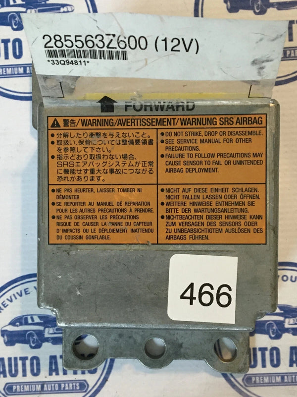 Body Control Module Bag 285563Z600 Nissan Altima 2002-2004 OEM