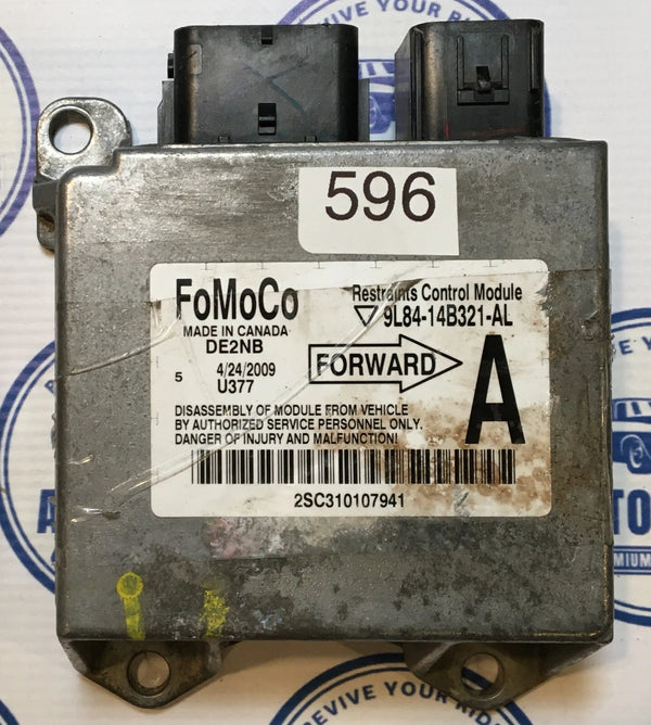 Body Control Module Bag 9L8414B321AL Ford Escape 2010-2012 OEM