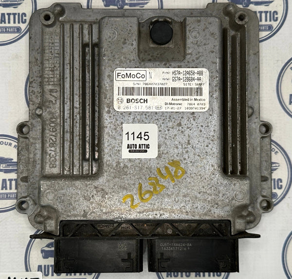 Engine Control Module Serv HS7A-12A650-ABB Ford Fusion 2017-2018 OEM