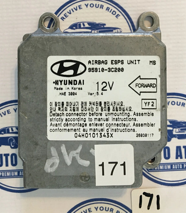 Supplemental Restraint System Bag Control Module 959103C200 Kia Optima 2001-2006 OEM