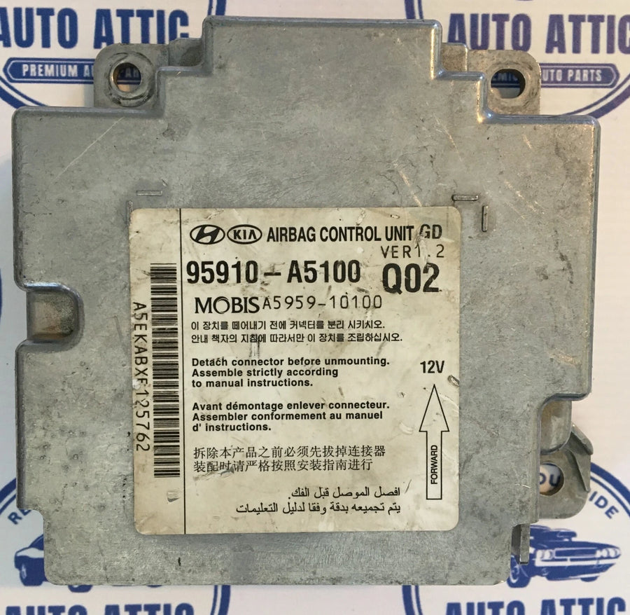 Body Control Module Bag 95910A5100 Hyundai Elantra 2013-2014 OEM