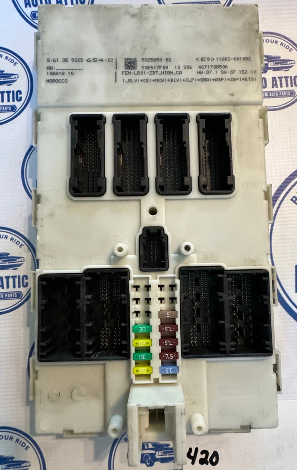 Body Control Module 6276AFEMLR01 BMW 320i 2010-2017 OEM