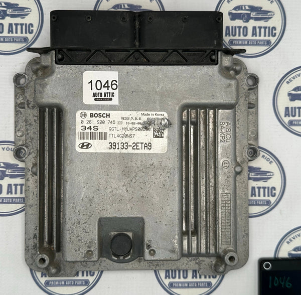 Engine Computer Control Module 39133-2ETA9 Hyundai Tucson 2.0L 2018 OEM