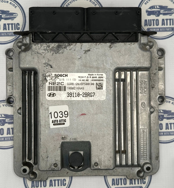 Engine Computer Control Module 39110-2BRG7 Hyundai Tucson 2016 OEM