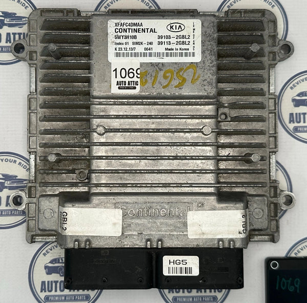Engine Computer Module 39103-2GBL2 Kia Sorento 2014-2015 OEM