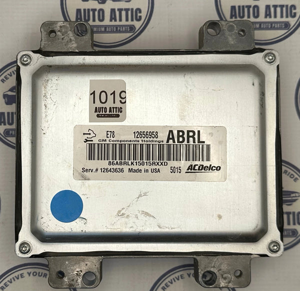 Engine Computer Control Module ABRL 12656958 Buick Encore 2015 OEM