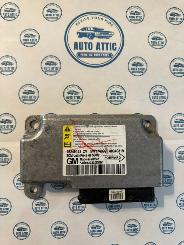 Control Module 15249432 Chevrolet Cobalt SDM Safety 2005-2007 OEM