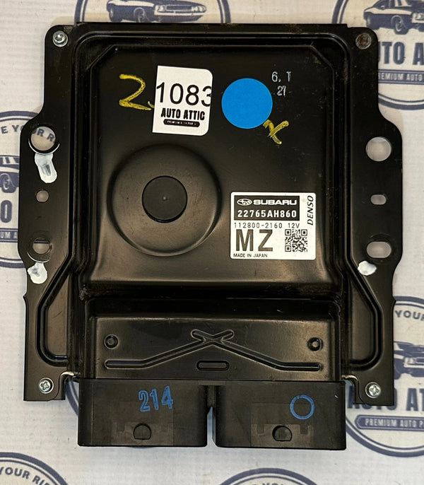 Engine Control Module 22765AH860 Subaru Forester 2017 OEM