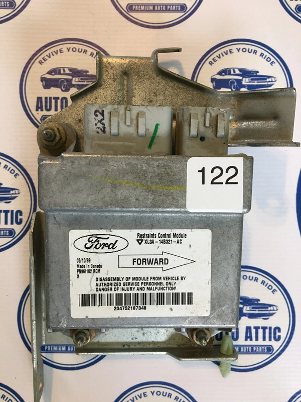 Supplemental Restraint System Restraint Control Module XL3A-14B321-AC Ford F150 1999-2000 OEM