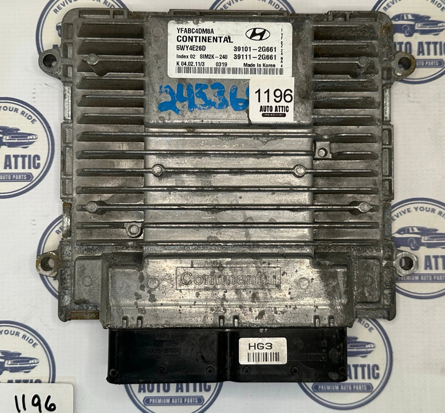 Engine Computer Control Module 39101-2G661 Hyundai Sonata 2011-2014 OEM