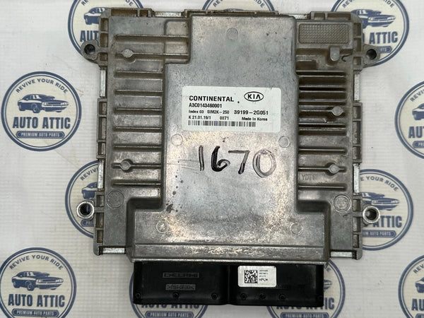 Engine Control Module 39199-2G051 Kia Sorento 2019-2020 OEM