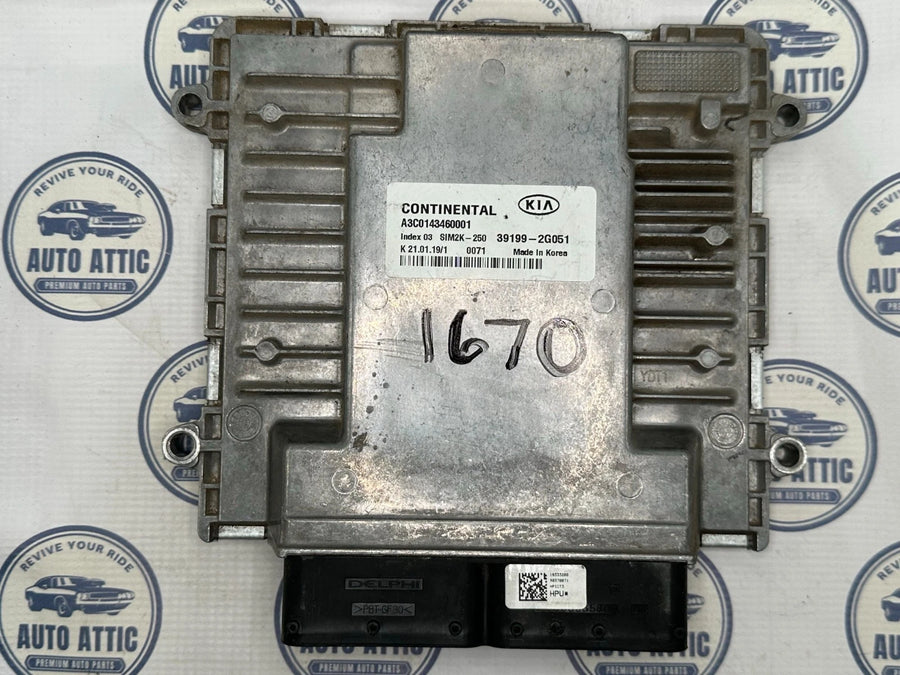 Engine Control Module 39199-2G051 Kia Sorento 2019-2020 OEM