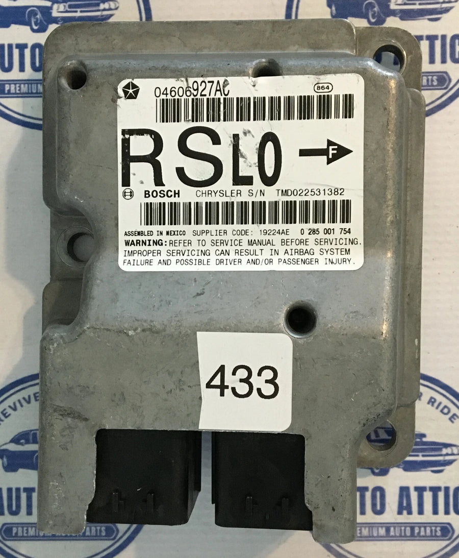 Sensor Module 04606927AC Dodge Caravan CSM Crash 2005 OEM