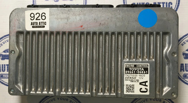 Engine Control Module 89661-06K61 Toyota Camry 2012-2014 OEM